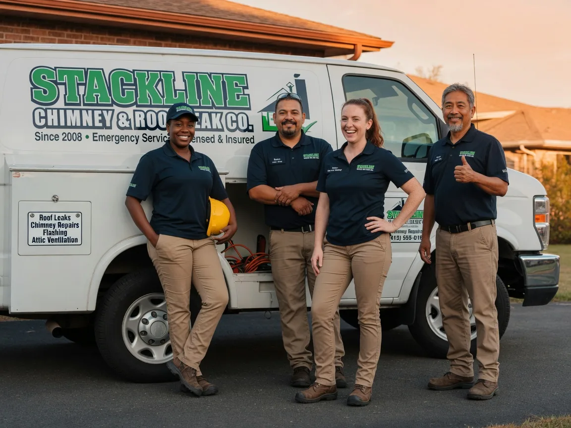 Chimney flashing repair company in Medway, OH